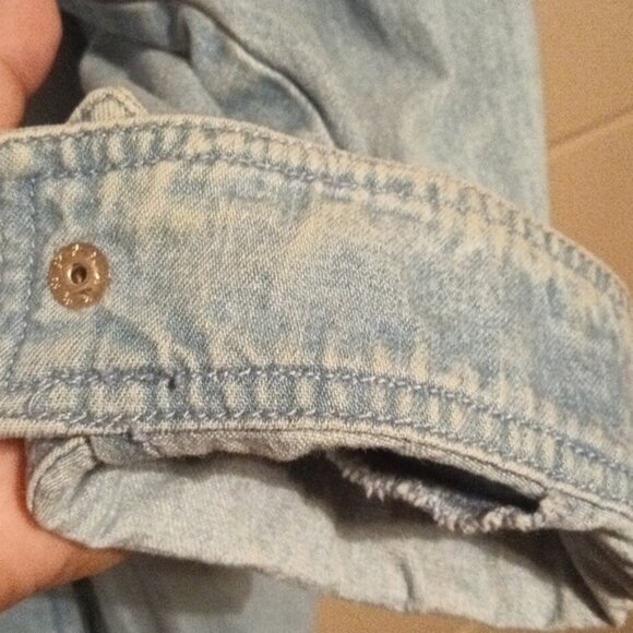 C.D. Daniels Light Blue Denim Jacket Size 3X - Picture 10 of 13
